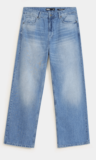 Straight Jeans with Classic Look - Classic straight-fit blue jeans styled, front with a slight fade and clean hem - Royal Outfits Straight Jeans with Classic Look Royal Outfits