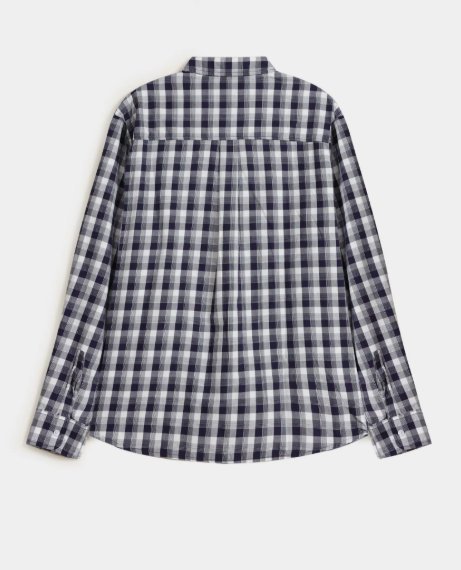 Checkered Shirt Back Side- Men's Shirt - Shirt - Royal Outfits
